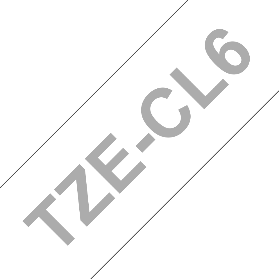 Original Brother TZeCL6 rensetape for skrivehode, 36 mm bred 3